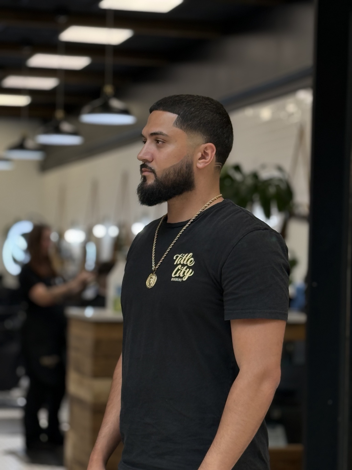 The Cut Prince in the barbershop